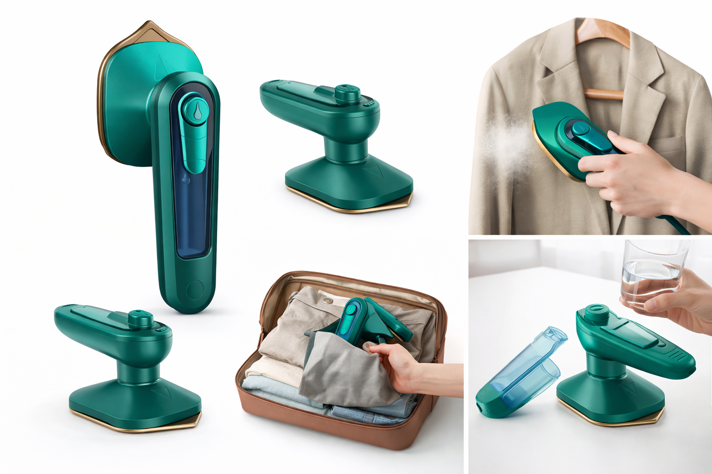 Portable steam press